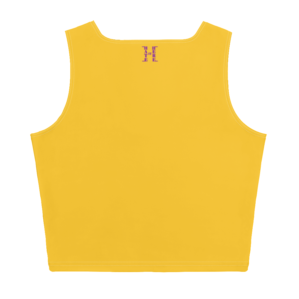 Dying Hearts / HiH H - Crop Top - Yellow