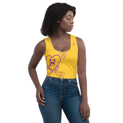 Dying Hearts / HiH H - Crop Top - Yellow