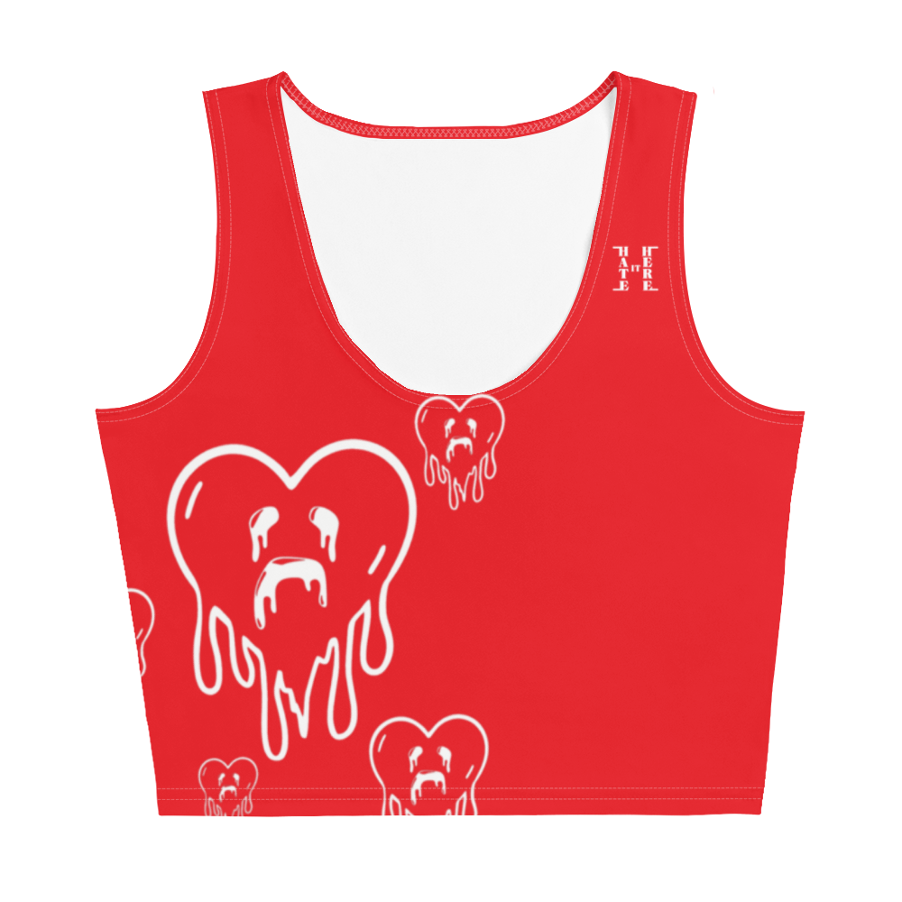 Dying Hearts / HiH H - Crop Top - Red