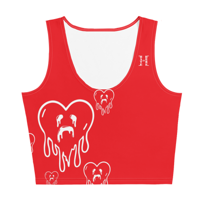 Dying Hearts / HiH H - Crop Top - Red