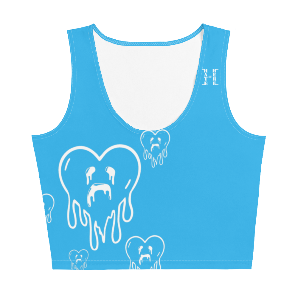 Dying Hearts / HiH H - Crop Top - Blue