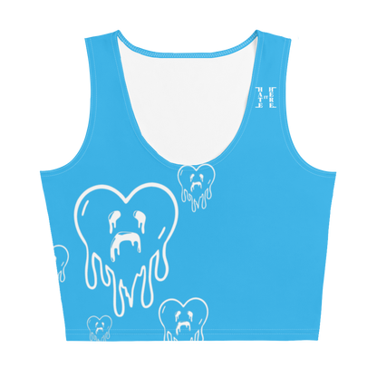 Dying Hearts / HiH H - Crop Top - Blue