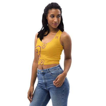 Dying Hearts / HiH H - Crop Top - Yellow