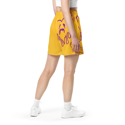 Dying Hearts / HiH H - Mesh Shorts - Yellow