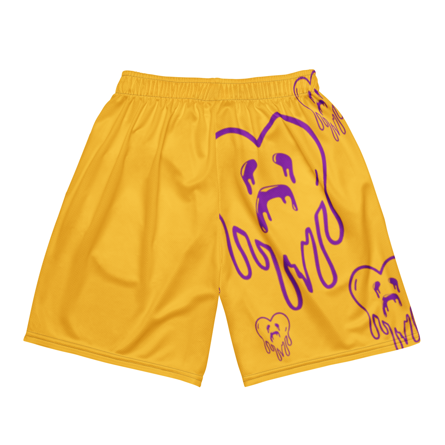 Dying Hearts / HiH H - Mesh Shorts - Yellow