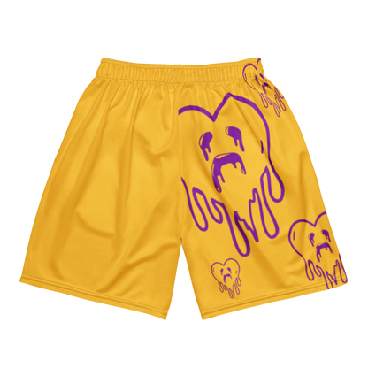 Dying Hearts / HiH H - Mesh Shorts - Yellow