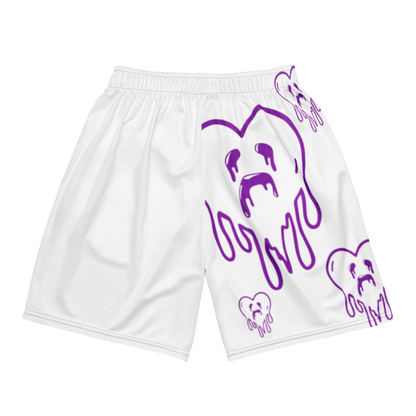 Dying Hearts / HiH H - Mesh Shorts - White