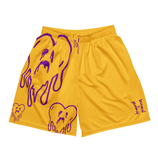 Dying Hearts / HiH H - Mesh Shorts - Yellow