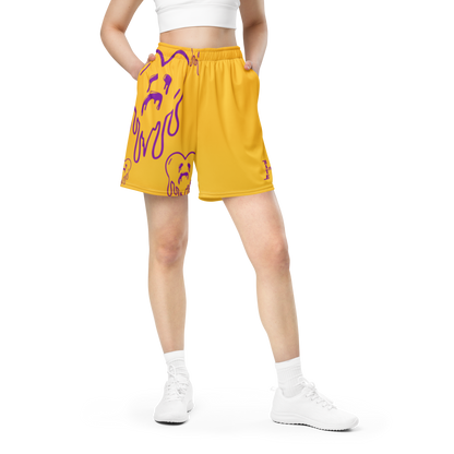 Dying Hearts / HiH H - Mesh Shorts - Yellow