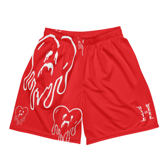 Dying Hearts / HiH H - Mesh Shorts - Red