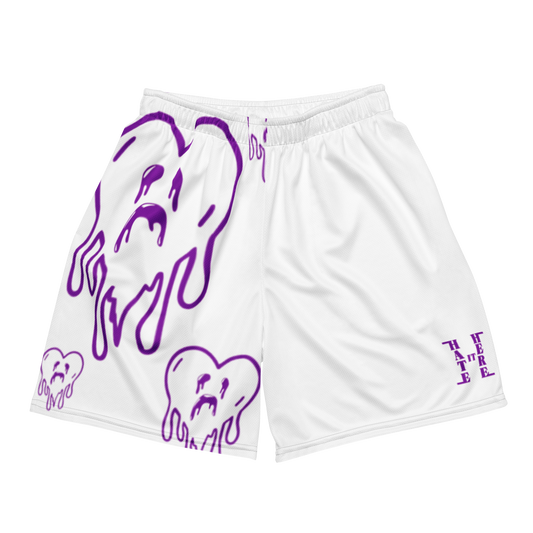 Dying Hearts / HiH H - Mesh Shorts - White