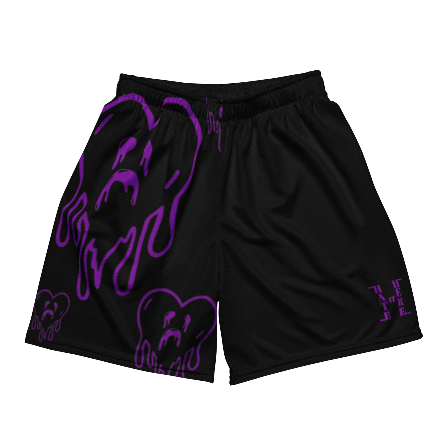 Dying Hearts / HiH H - Mesh Shorts - Black