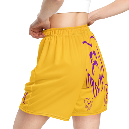 Dying Hearts / HiH H - Mesh Shorts - Yellow