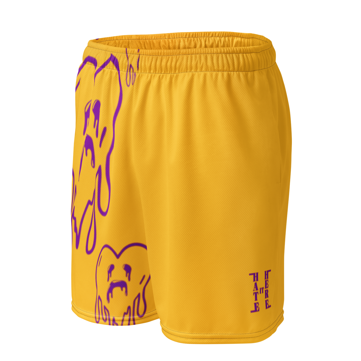 Dying Hearts / HiH H - Mesh Shorts - Yellow