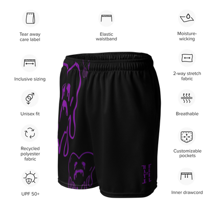 Dying Hearts / HiH H - Mesh Shorts - Black