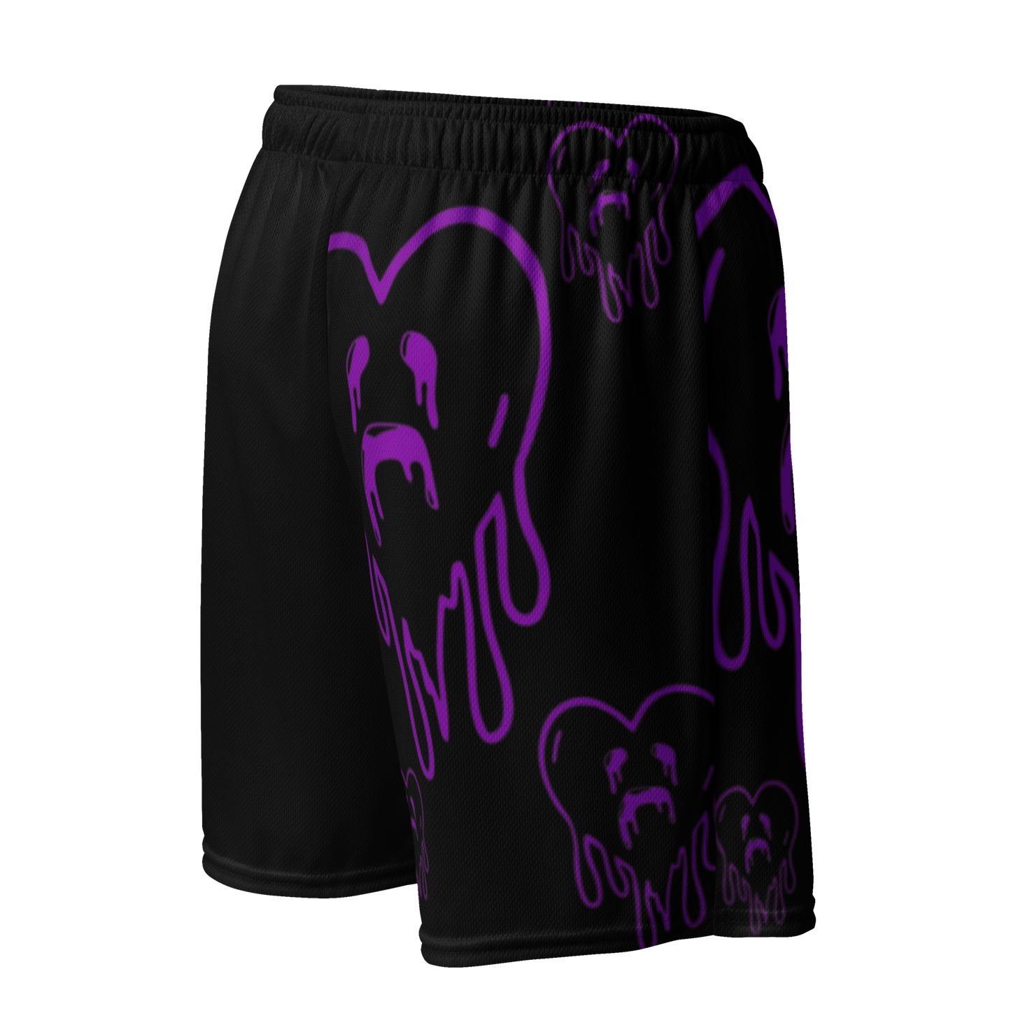 Dying Hearts / HiH H - Mesh Shorts - Black