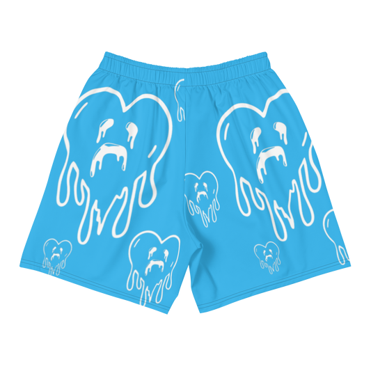 Dying Hearts - All-Over Print - Athletic Shorts - Blue