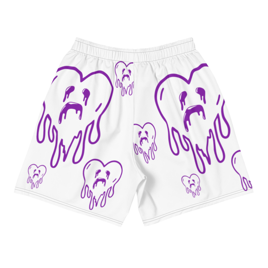 Dying Hearts - All-Over Print - Athletic Shorts - White