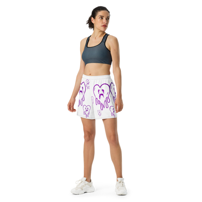 Dying Hearts - All-Over Print - Athletic Shorts - White