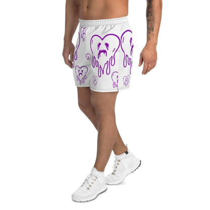 Dying Hearts - All-Over Print - Athletic Shorts - White