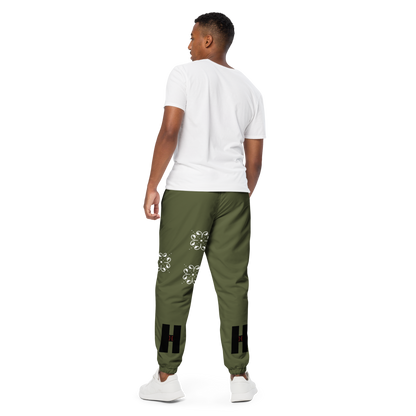 Floral / HiH H - Green Track Pants