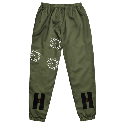 Floral / HiH H - Green Track Pants