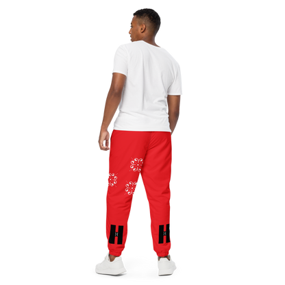 Floral / HiH H - Red Track Pants