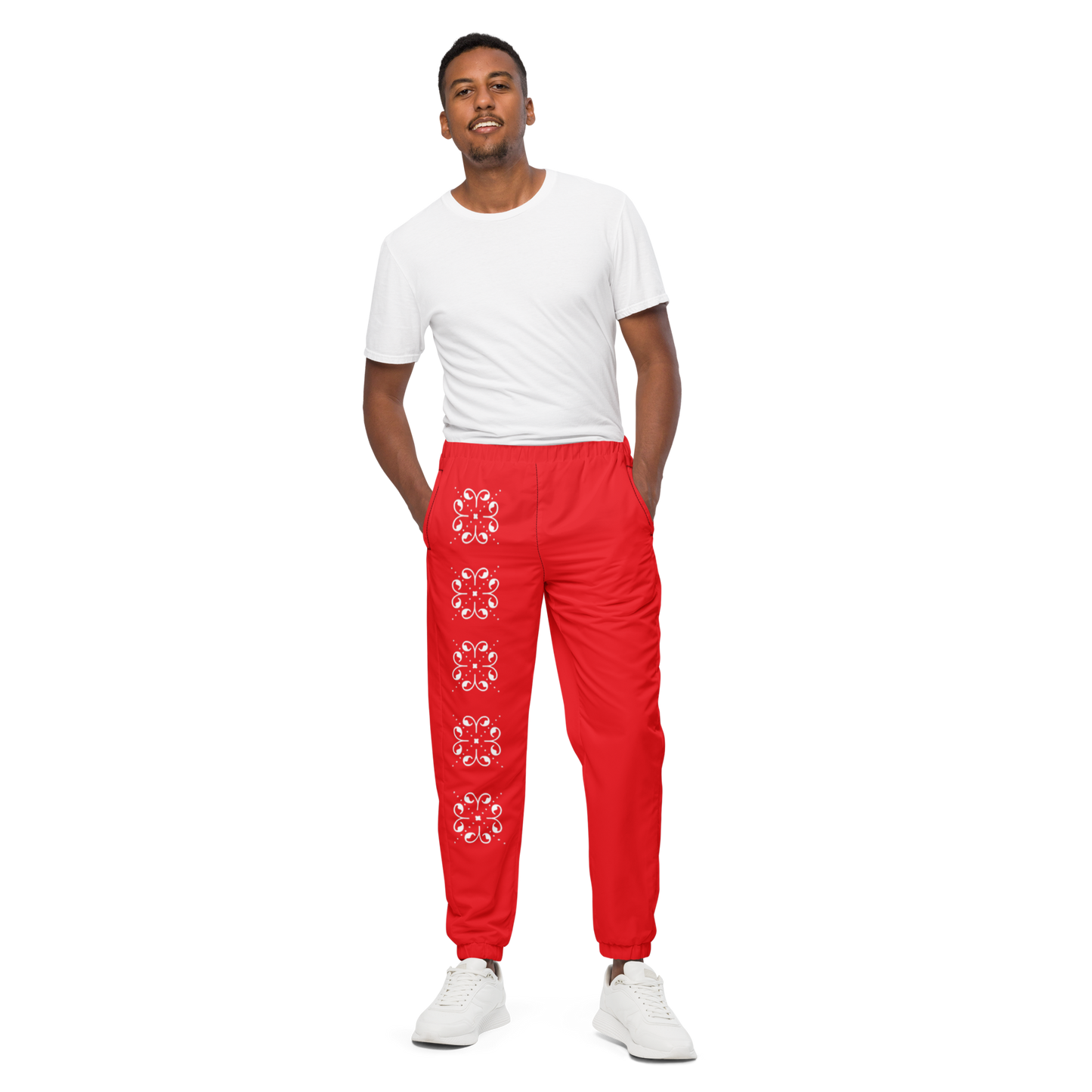 Floral / HiH H - Red Track Pants