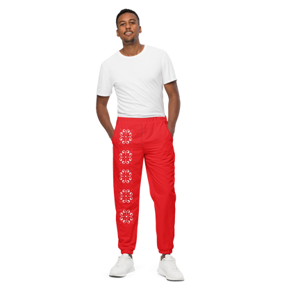 Floral / HiH H - Red Track Pants