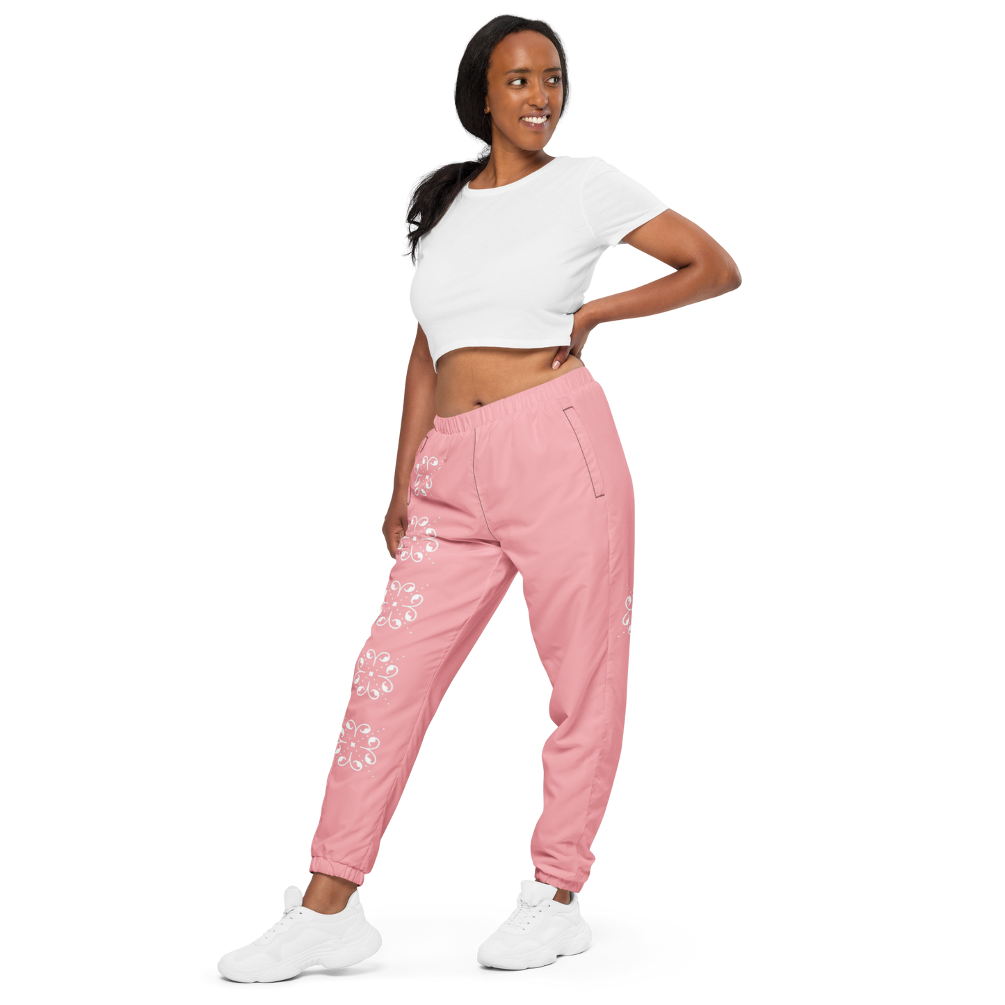 Floral / HiH H - Pink Track Pants