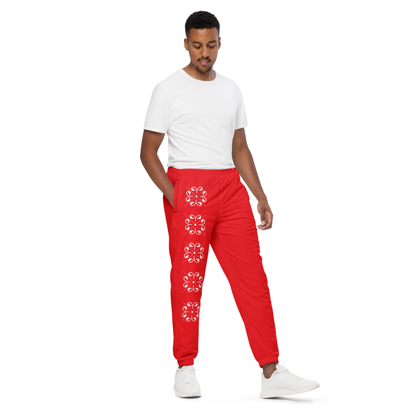 Floral / HiH H - Red Track Pants