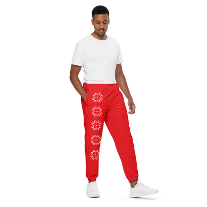 Floral / HiH H - Red Track Pants