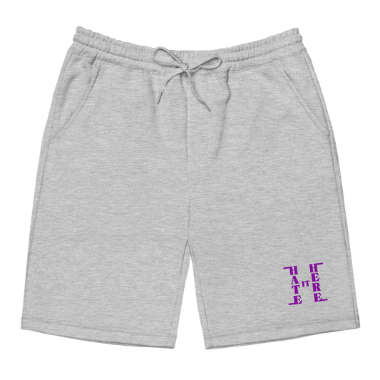 Purple HiH H - Fleece Shorts