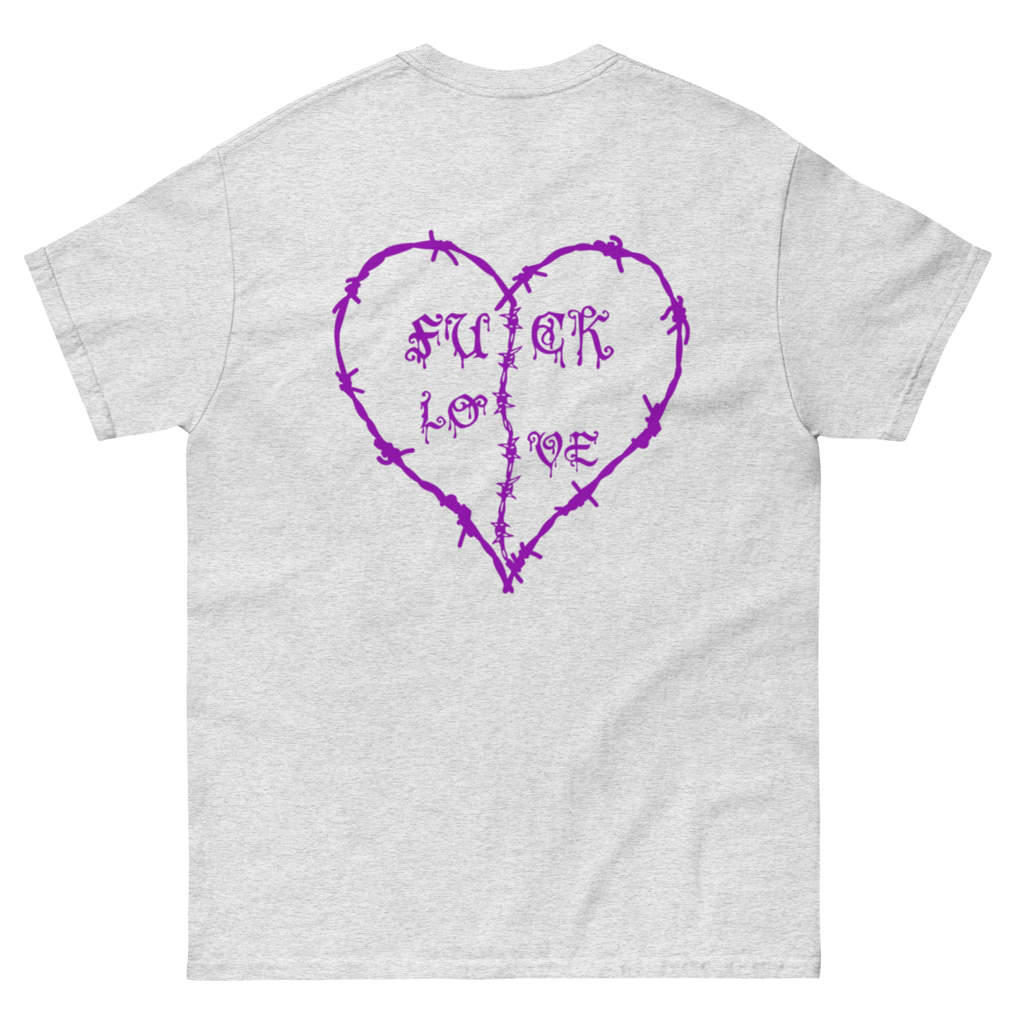 Purple HiH H / F*ck Love - T Shirt