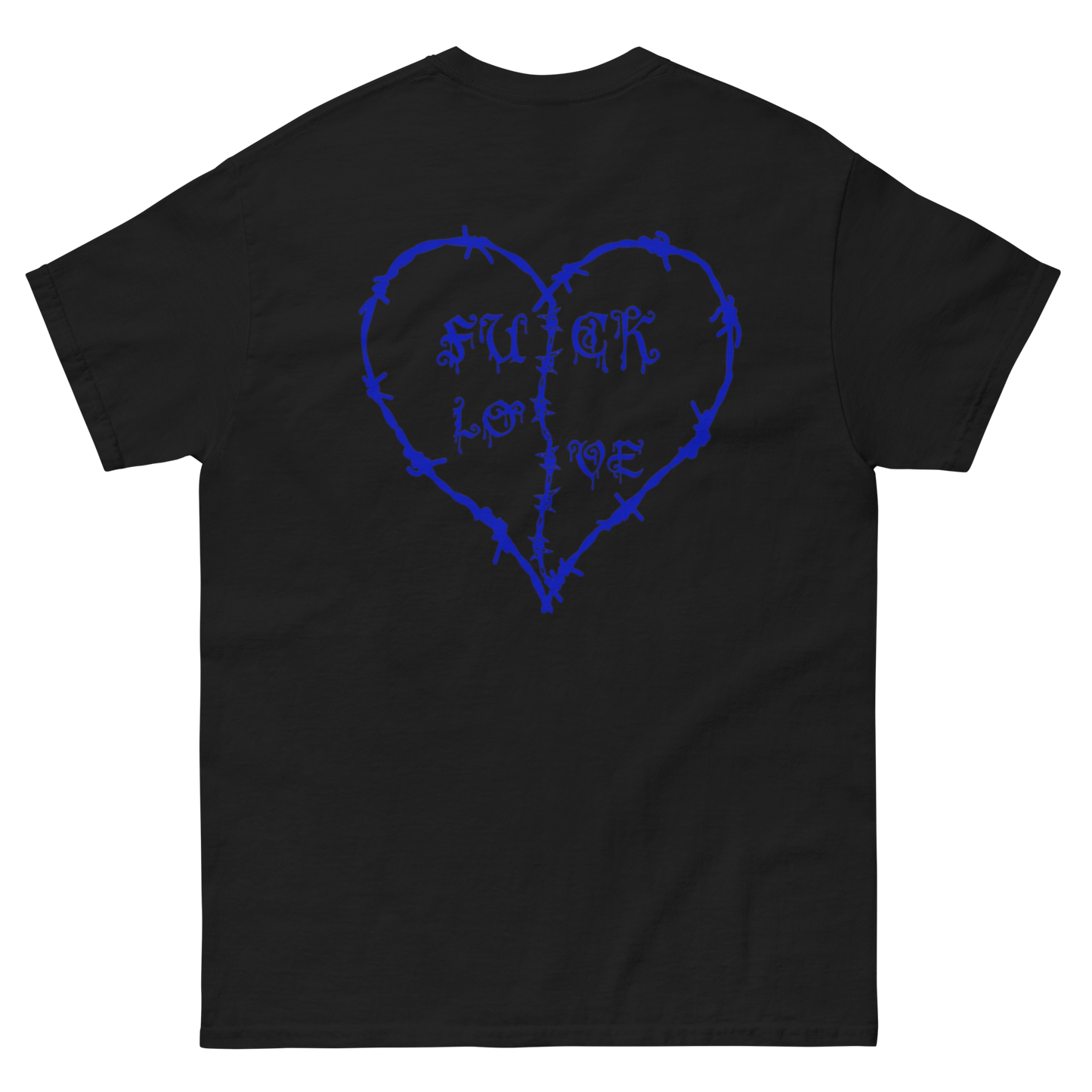 Blue HiH H / F*ck Love - T Shirt