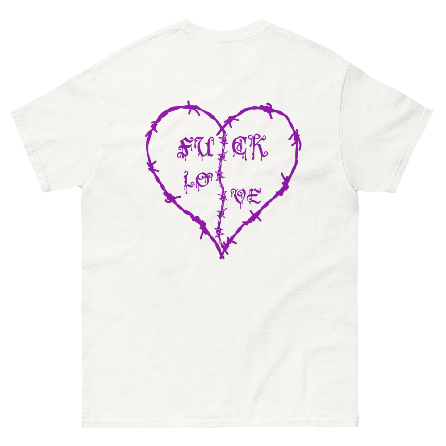 Purple HiH H / F*ck Love - T Shirt