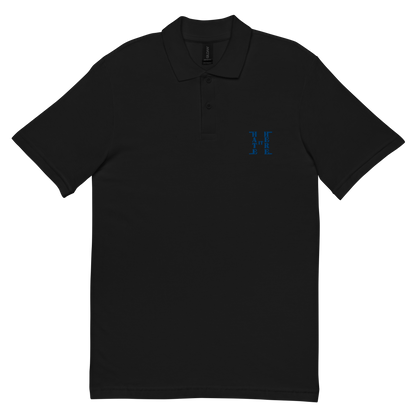 Blue HiH H - Embroidered Collard Shirt