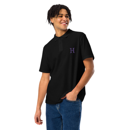 Purple HiH H - Embroidered Collard Shirt