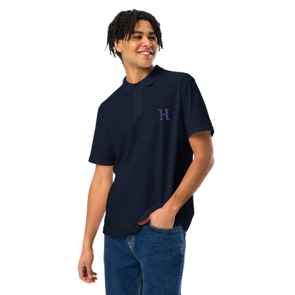 Purple HiH H - Embroidered Collard Shirt